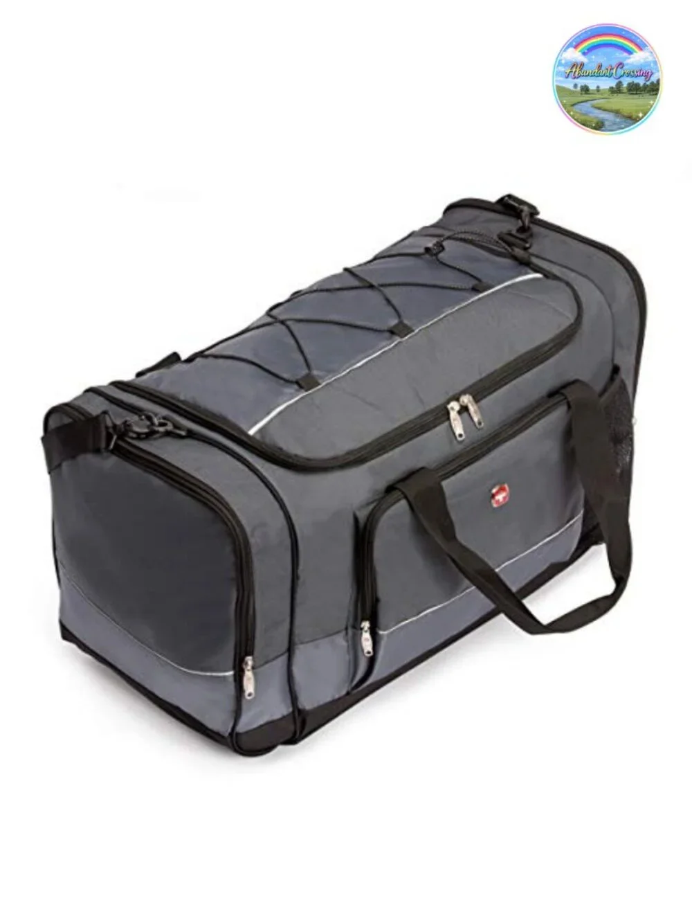 SwissGear Apex Travel Duffle Bag with Bungee-Cord System, Polyester, Water
